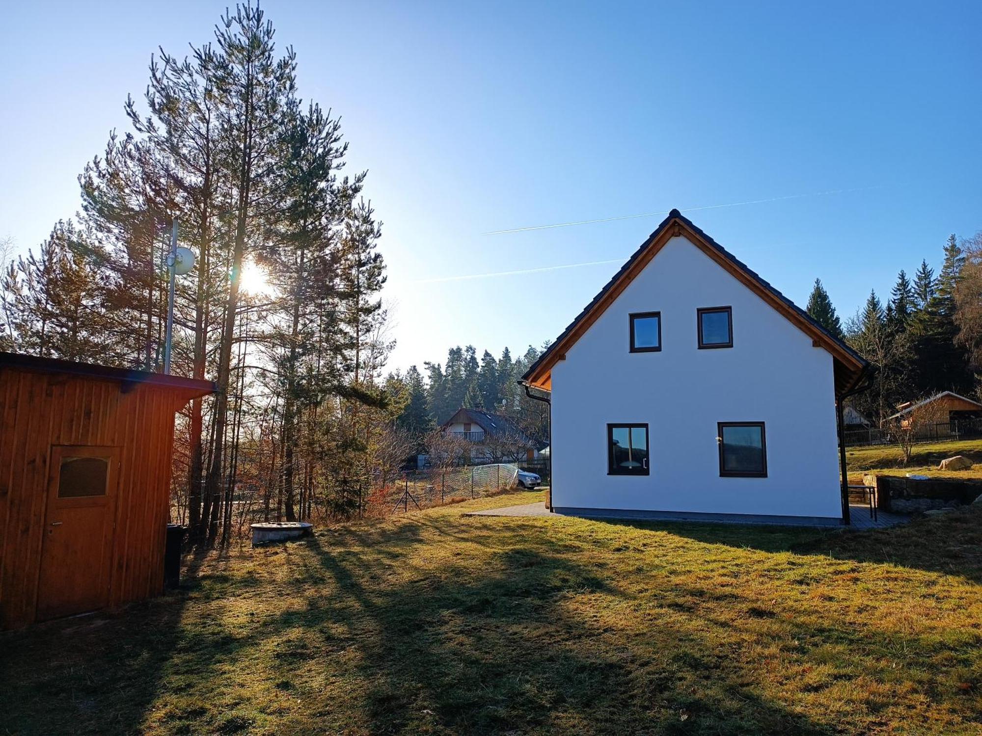 Klidna Lokalita Na Kraji Lesa, Cely Dum S Uschovnu Kol Villa Nová Bystřice Bagian luar foto
